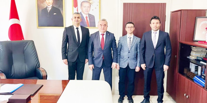 Devlet Hastanesi Heyetinden Kaymakam Öztürk'e Ziyaret