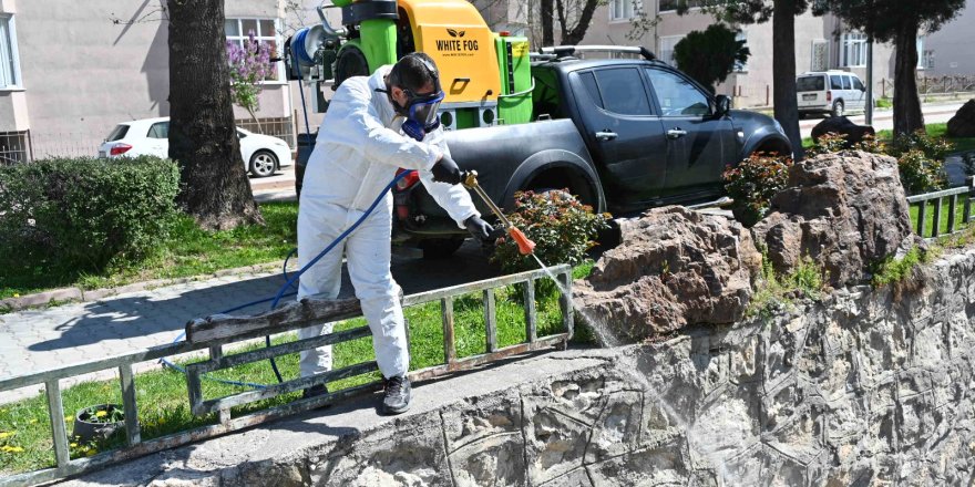 Bozüyük'te İlaçlama Çalışmaları