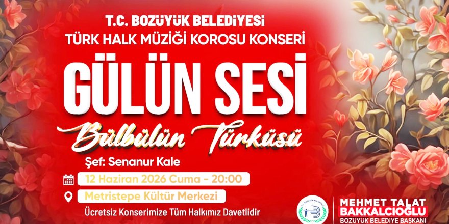 Türk Halk Müziği Konseri Yapılacak