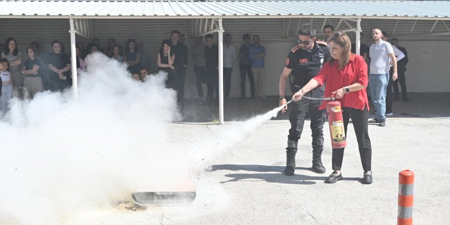 Adliye Personeline Yangın Eğitimi