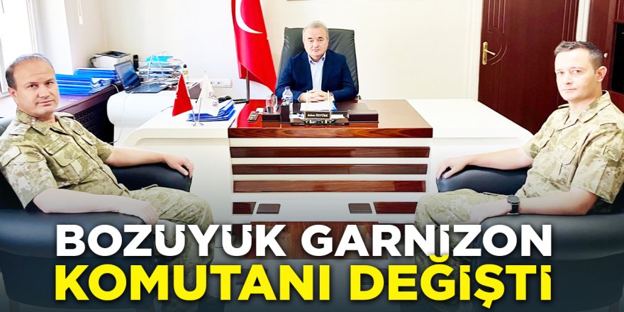 Bozüyük Garnizon Komutanı Değişti
