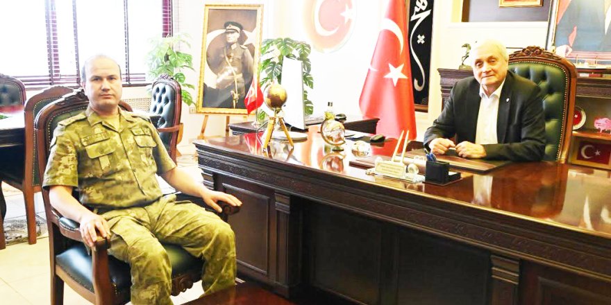 Garnizon Komutanı Yılmaz'dan Veda Ziyareti