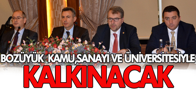 BOZÜYÜK KAMU,SANAYİ VE ÜNİVERSİTESİYLE KALKINACAK