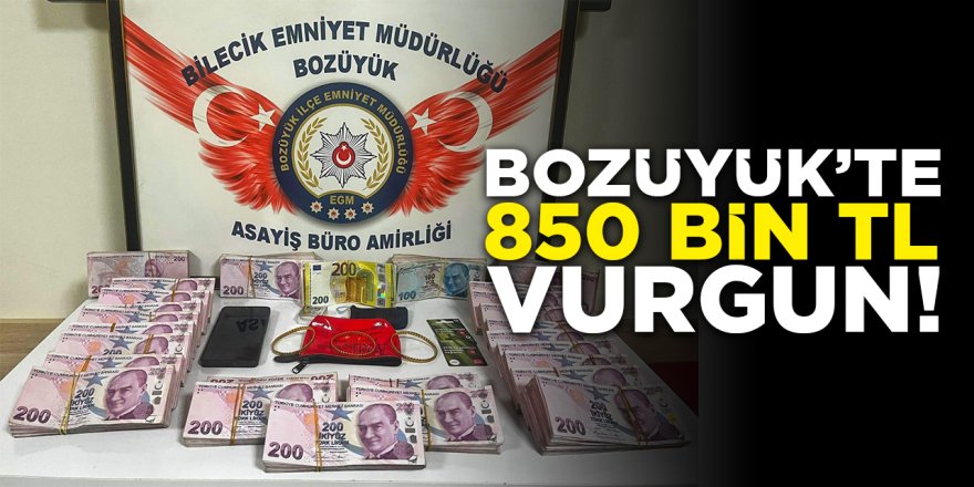 Bozüyük'te 850 Bin TL Vurgun!