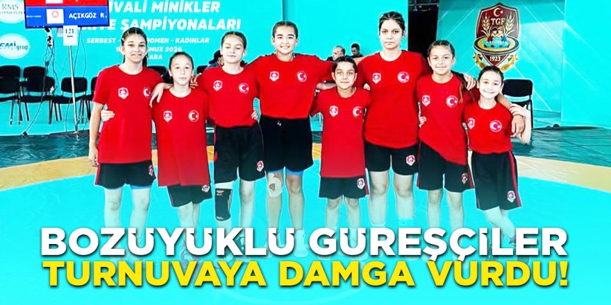 Bozüyüklü Güreşçiler Turnuvaya Damga Vurdu!