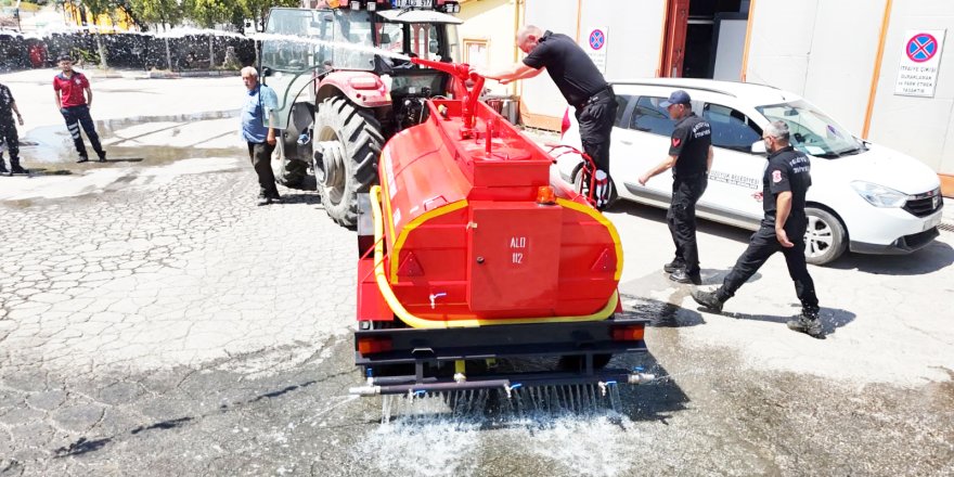 Belediye Filosuna Yangın Söndürme Tankeri Alındı