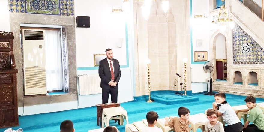 Müftü Arpacı Kur'an Kursu Öğrencilerini Ziyaret Etti