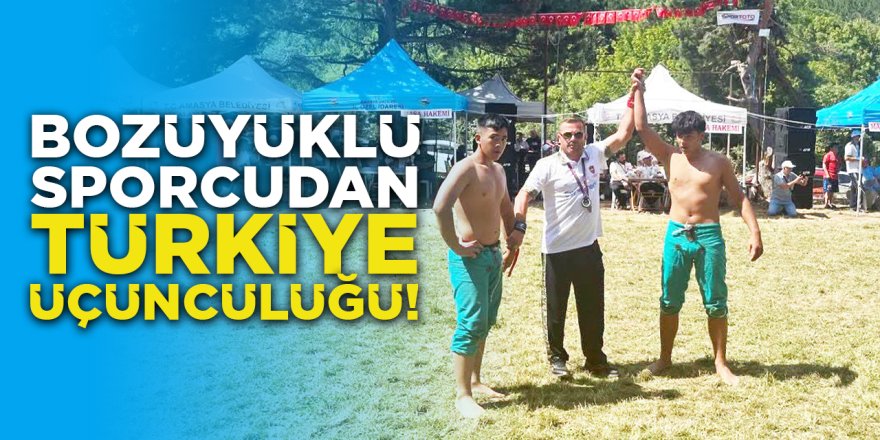 Bozüyüklü Sporcudan Türkiye Üçüncülüğü!