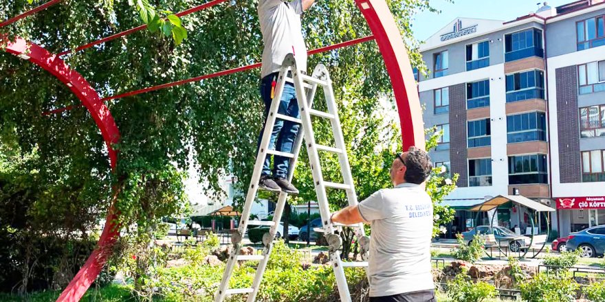 Kalpli Yoldaki Işıklar Yenilendi