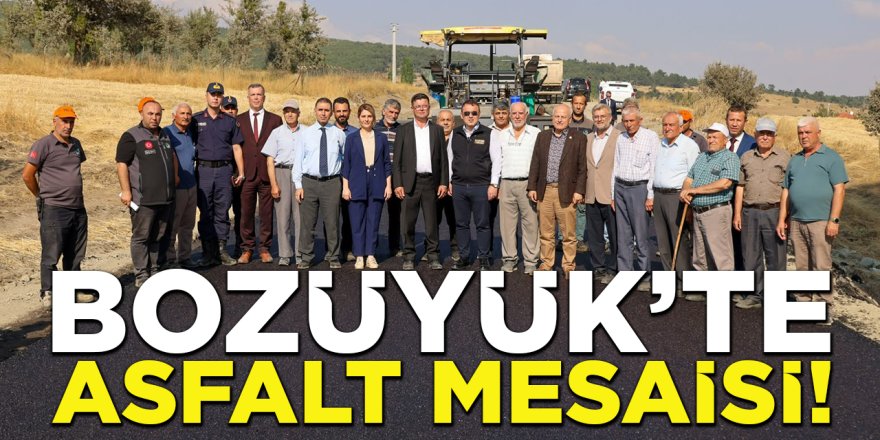 Bozüyük'te Asfalt Mesaisi!