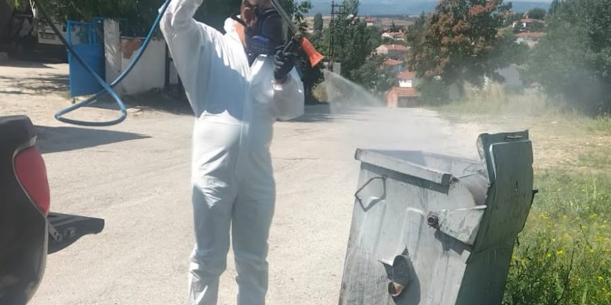 Bozüyük'te İlaçlama Çalışmaları
