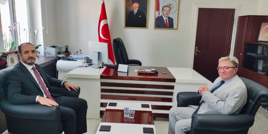 Müdür Bozkurt'tan Kaymakam Helvacı'ya Ziyaret