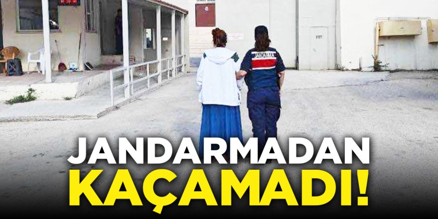 Jandarmadan Kaçamadı!