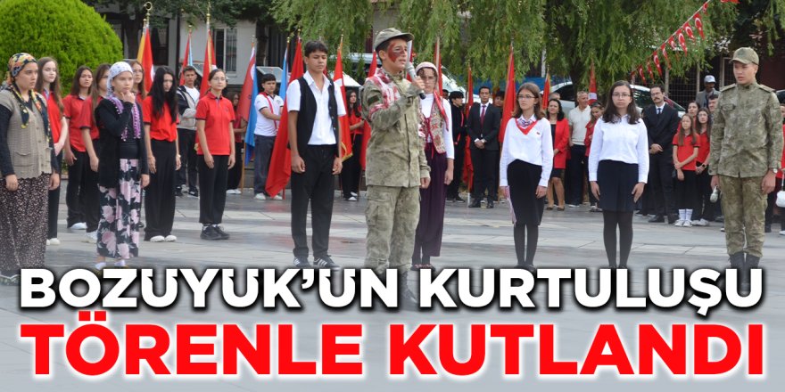 Bozüyük'ün Kurtuluşu Törenle Kutlandı