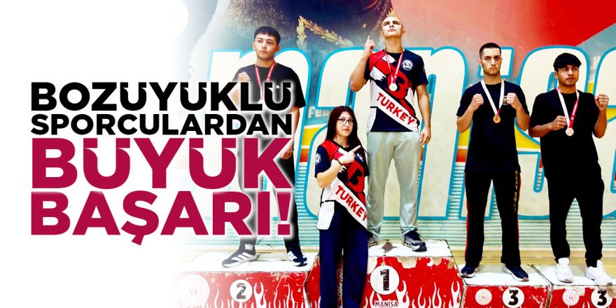 Bozüyüklü Sporculardan Büyük Başarı