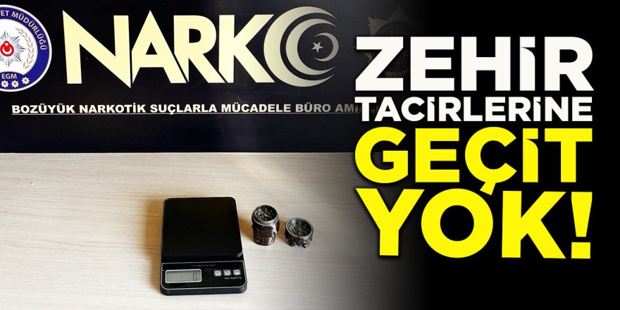 Zehir Tacirlerine Geçit Yok: 3 Şüpheli Yakalandı!