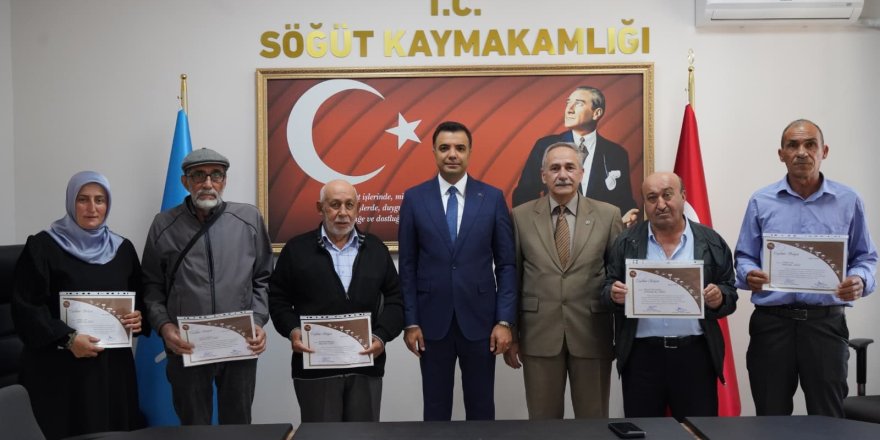 THK'den Bağışçılara Teşekkür Belgesi