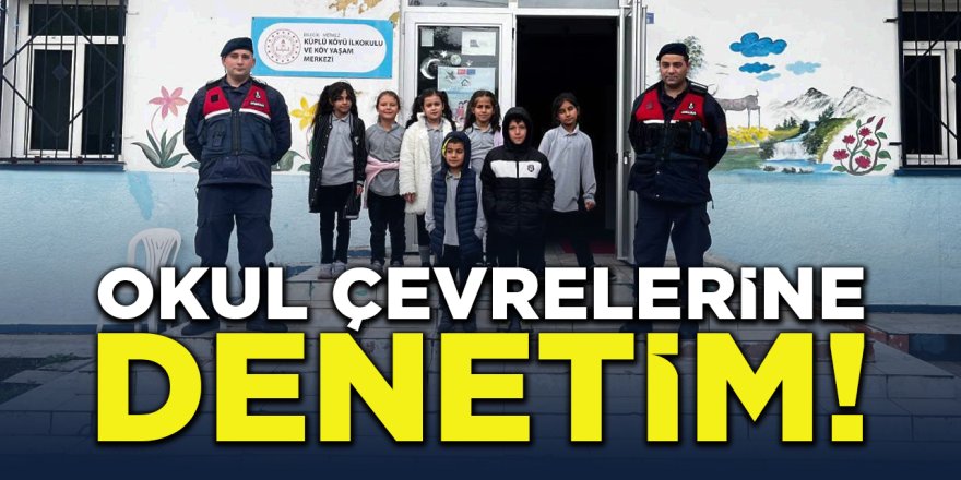 Jandarmadan Okul Çevrelerine Denetim
