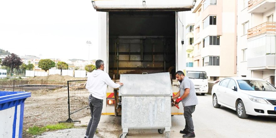 Konteyner Yıkama Çalışmaları Sürüyor
