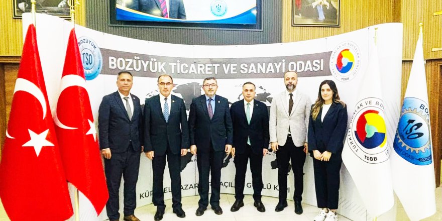 Rektör Kaplancıklı'dan Bozüyük TSO'ya Ziyaret