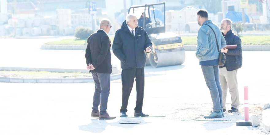 Başkan Bakkalcıoğlu Peyzaj Çalışmalarını İnceledi
