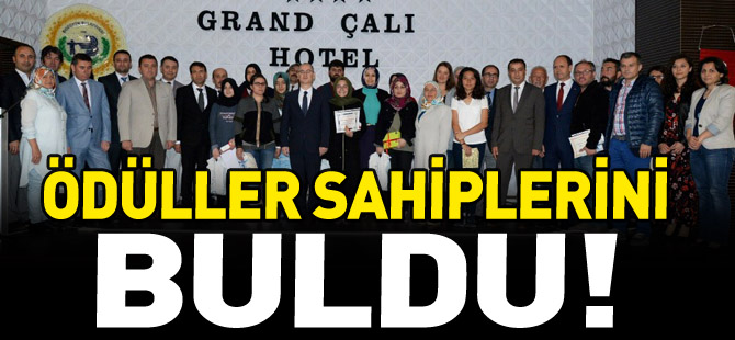 ÖDÜLLER SAHİPLERİNİ BULDU