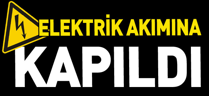 ELEKTRİK AKIMINA KAPILDI