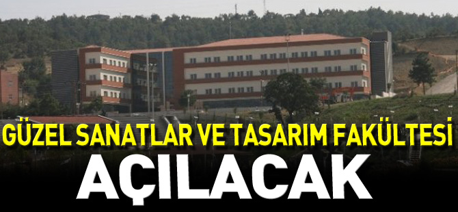 GÜZEL SANATLAR VE TASARIM FAKÜLTESİ AÇILACAK