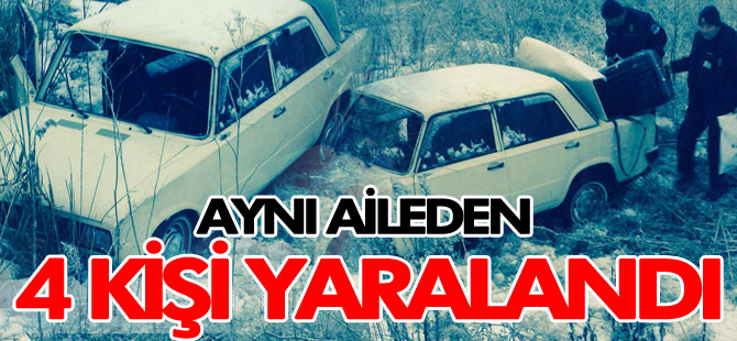 AYNI AİLEDEN 4 KİŞİ YARALANDI