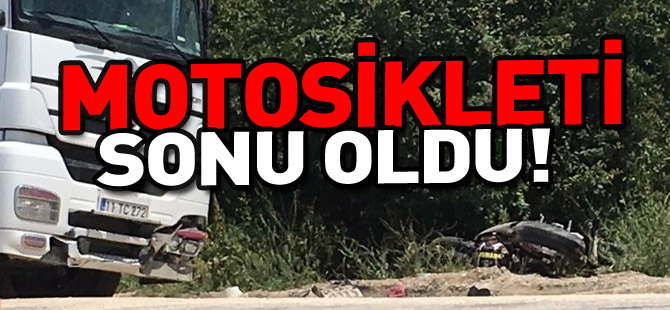 MOTOSİKLETİ SONU OLDU!