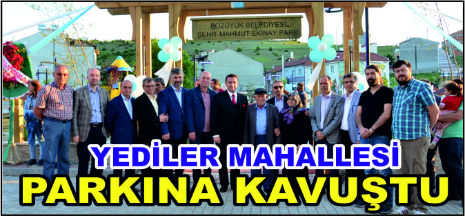 YEDİLER MAHALLESİ PARKINA KAVUŞTU