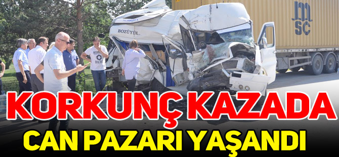 KORKUNÇ KAZADA CAN PAZARI YAŞANDI