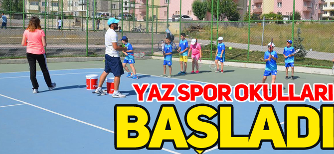 YAZ SPOR OKULLARI BAŞLADI