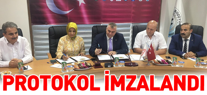 PROTOKOL İMZALANDI