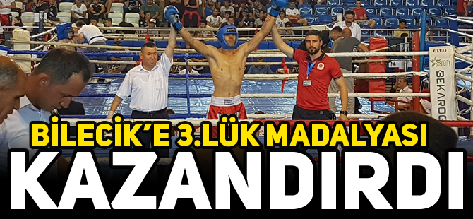 BİLECİK'E 3.LÜK MADALYASI KAZANDIRDI