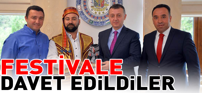 FESTİVALE DAVET EDİLDİLER
