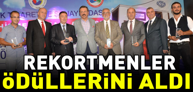 REKORTMENLER ÖDÜLLERİNİ ALDI