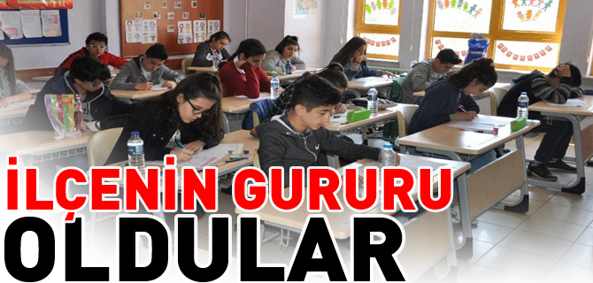 İLÇENİN GURURU OLDULAR