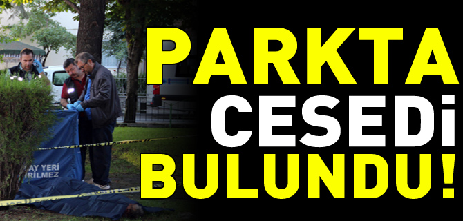 PARKTA CESEDİ BULUNDU