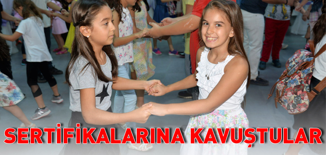 SERTİFİKALARINA KAVUŞTULAR