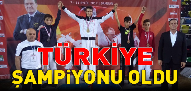 TÜRKİYE ŞAMPİYONU OLDU