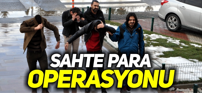 BOZÜYÜK’TE SAHTE PARA OPERASYONU