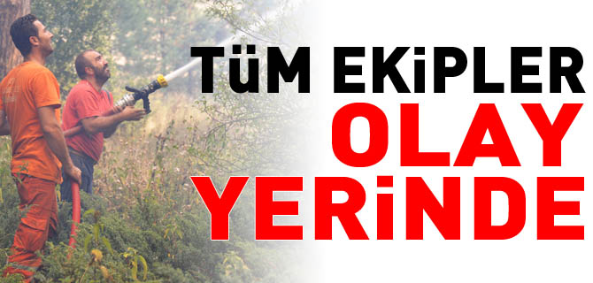 TÜM EKİPLER OLAY YERİNDE