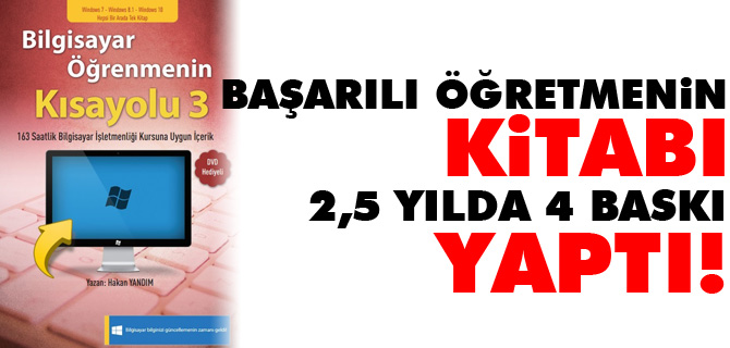 BAŞARILI ÖĞRETMENİN KİTABI 2,5 YILDA 4 BASKI YAPTI