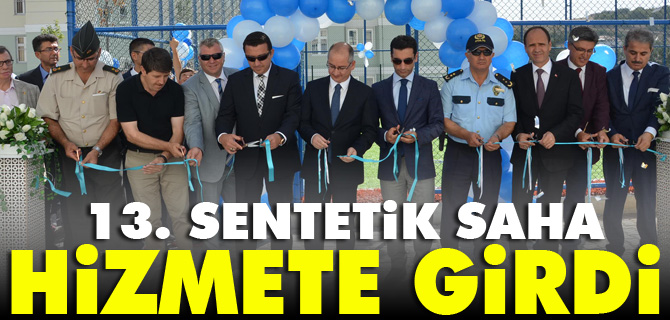 13. SENTETİK SAHA HİZMETE GİRDİ