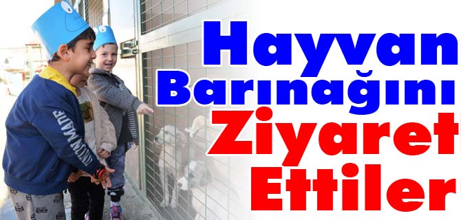 ÖĞRENCİLERDEN HAYVAN BARINAĞINA ZİYARET