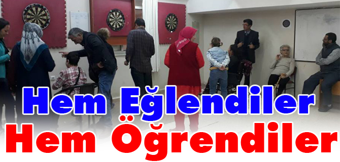 HEM EĞLENDİLER HEM ÖĞRENDİLER