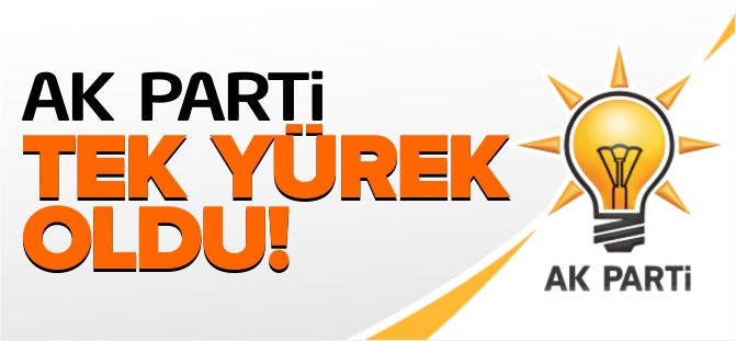 AK PARTİ TEK YÜREK OLDU