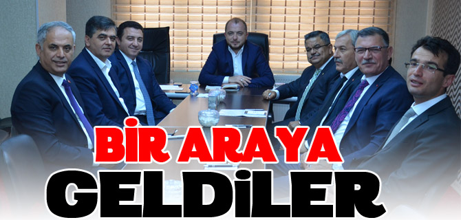 BİR ARAYA GELDİLER