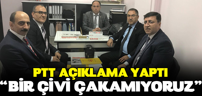 “BİR ÇİVİ ÇAKAMIYORUZ”